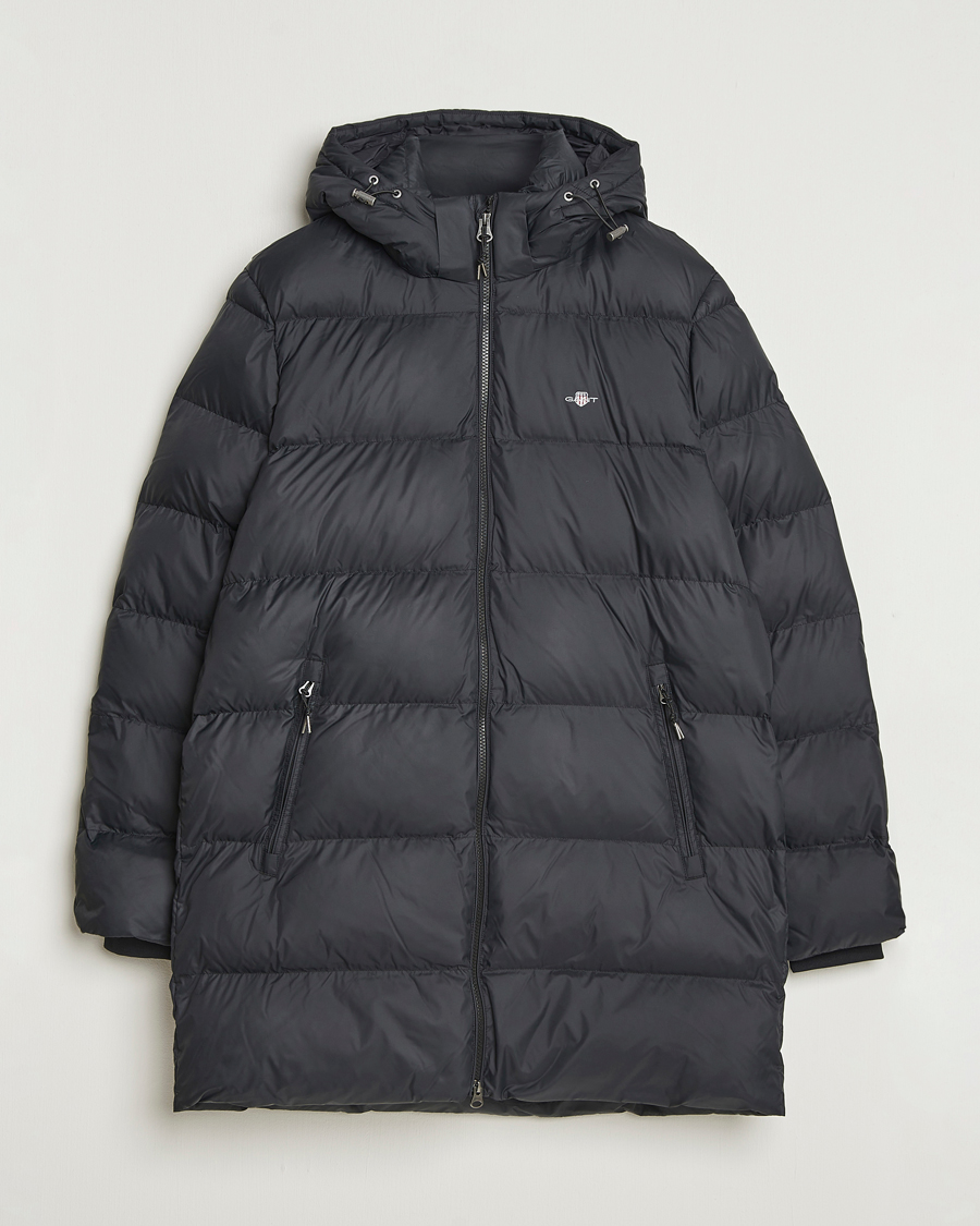 Men | Coats & Jackets | GANT | The Active Cloud Mid Length Jacket Black