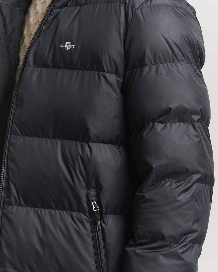 Men | Coats & Jackets | GANT | The Active Cloud Mid Length Jacket Black