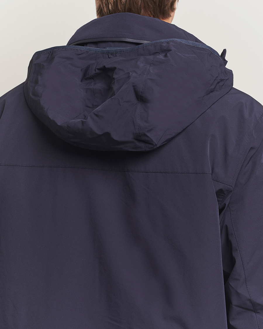Men | Coats & Jackets | GANT | Double Mid Length Field Jacket Evening Blue