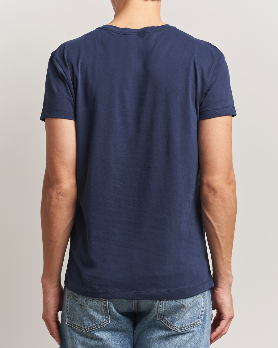 Men | T-Shirts | GANT | 2-Pack Crew Neck T-Shirt Light Grey/Navy