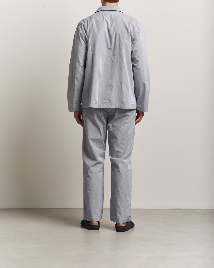 Men | Pyjamas & Robes | GANT | Striped Pyjama Set Persian Blue