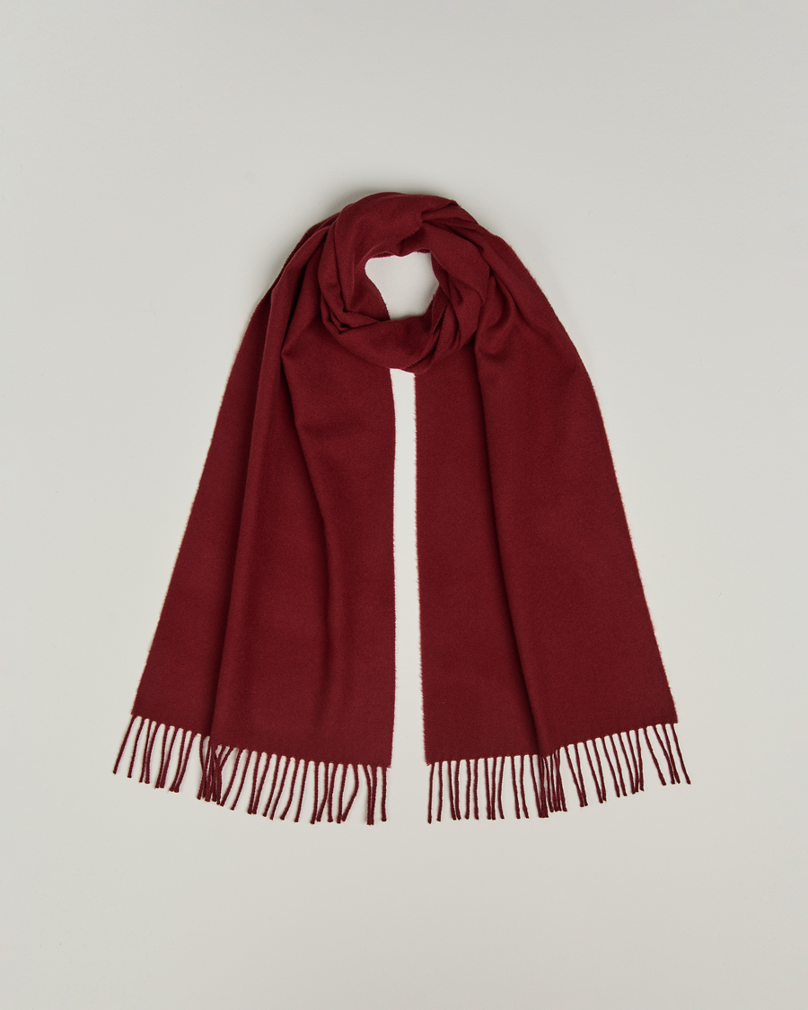 Men | Scarves | GANT | Wool Scarf Plumped Red