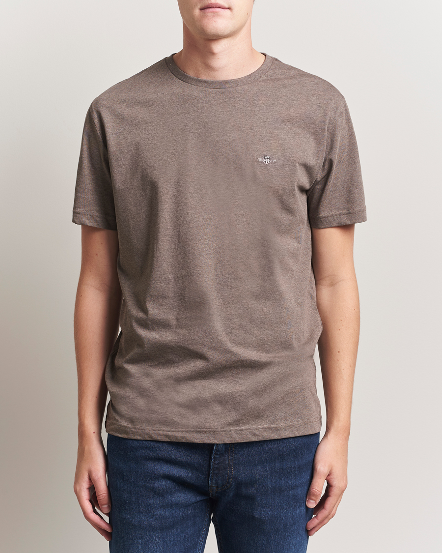 Men | T-Shirts | GANT | The Original T-Shirt Seawood Melange