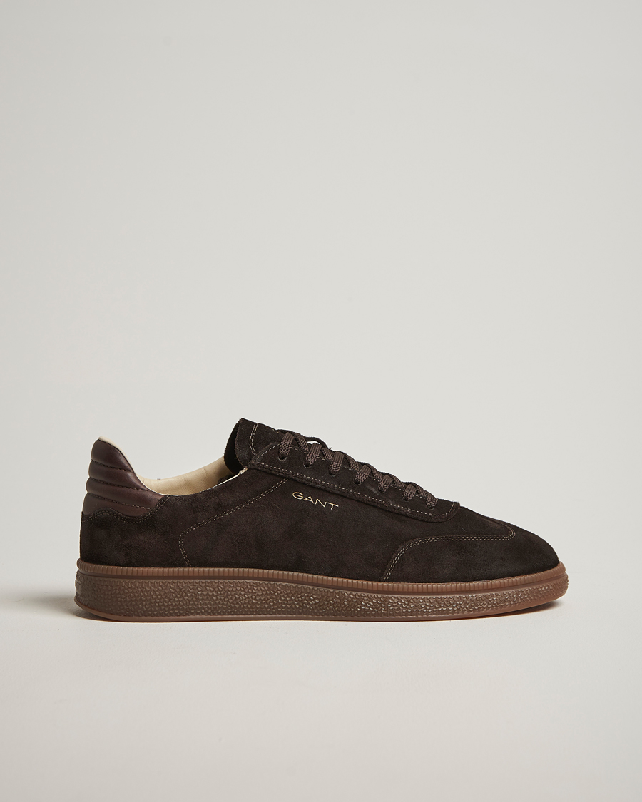 Men | Sneakers | GANT | Cuzmo Suede Sneaker Dark Brown