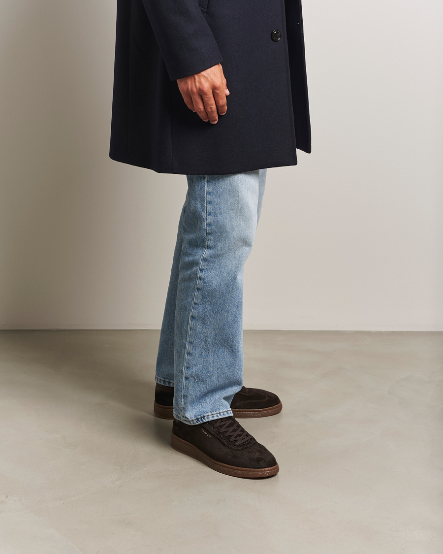 Men | Sneakers | GANT | Cuzmo Suede Sneaker Dark Brown
