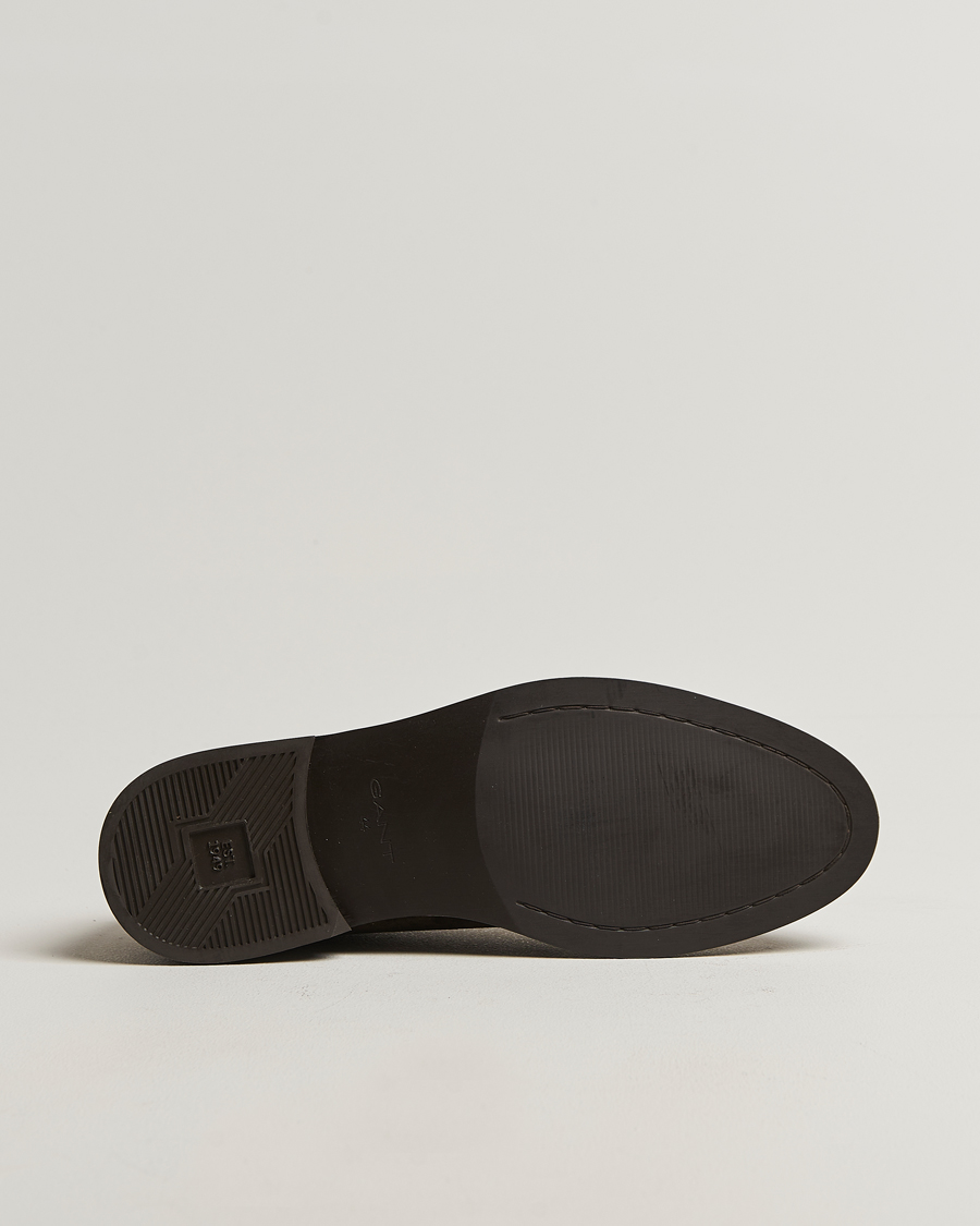 Men | Derby Shoes | GANT | Bidford Suede Derby Ebony Brown