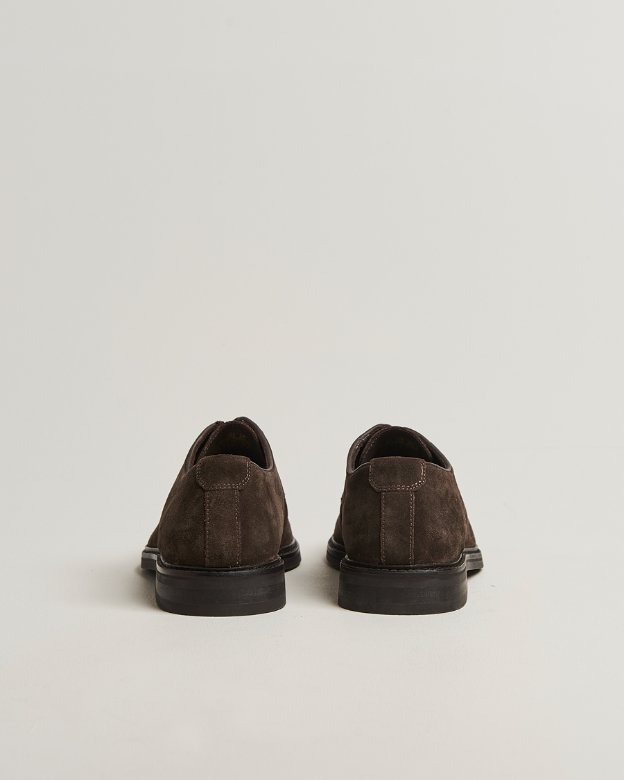 Men | Derby Shoes | GANT | Bidford Suede Derby Ebony Brown