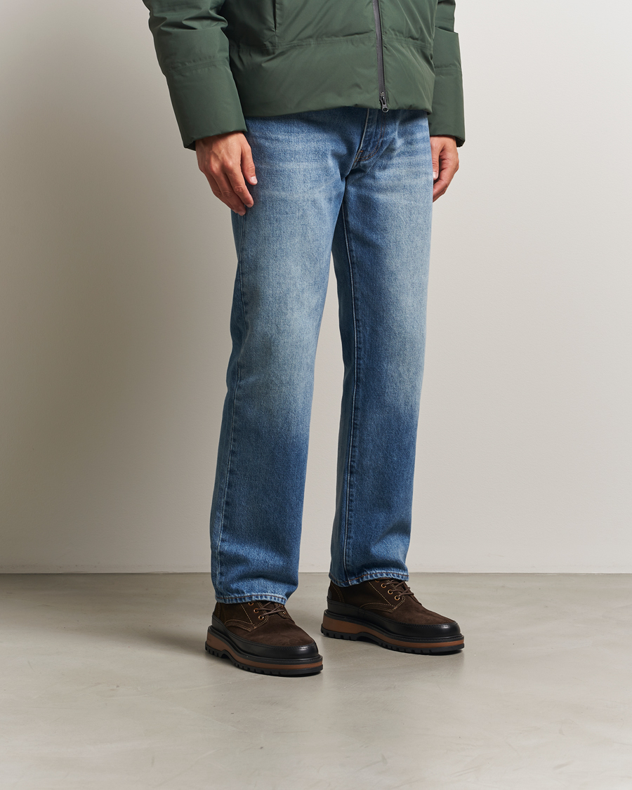 Men | Boots | GANT | Clafton Felt Lined Suede Boot Dark Brown