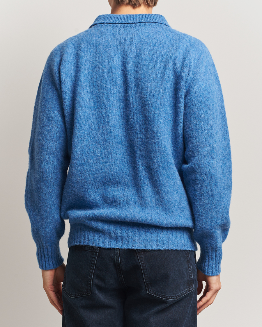 Men | Sweaters & Knitwear | Howlin' | Brushed Wool Polo Apollo