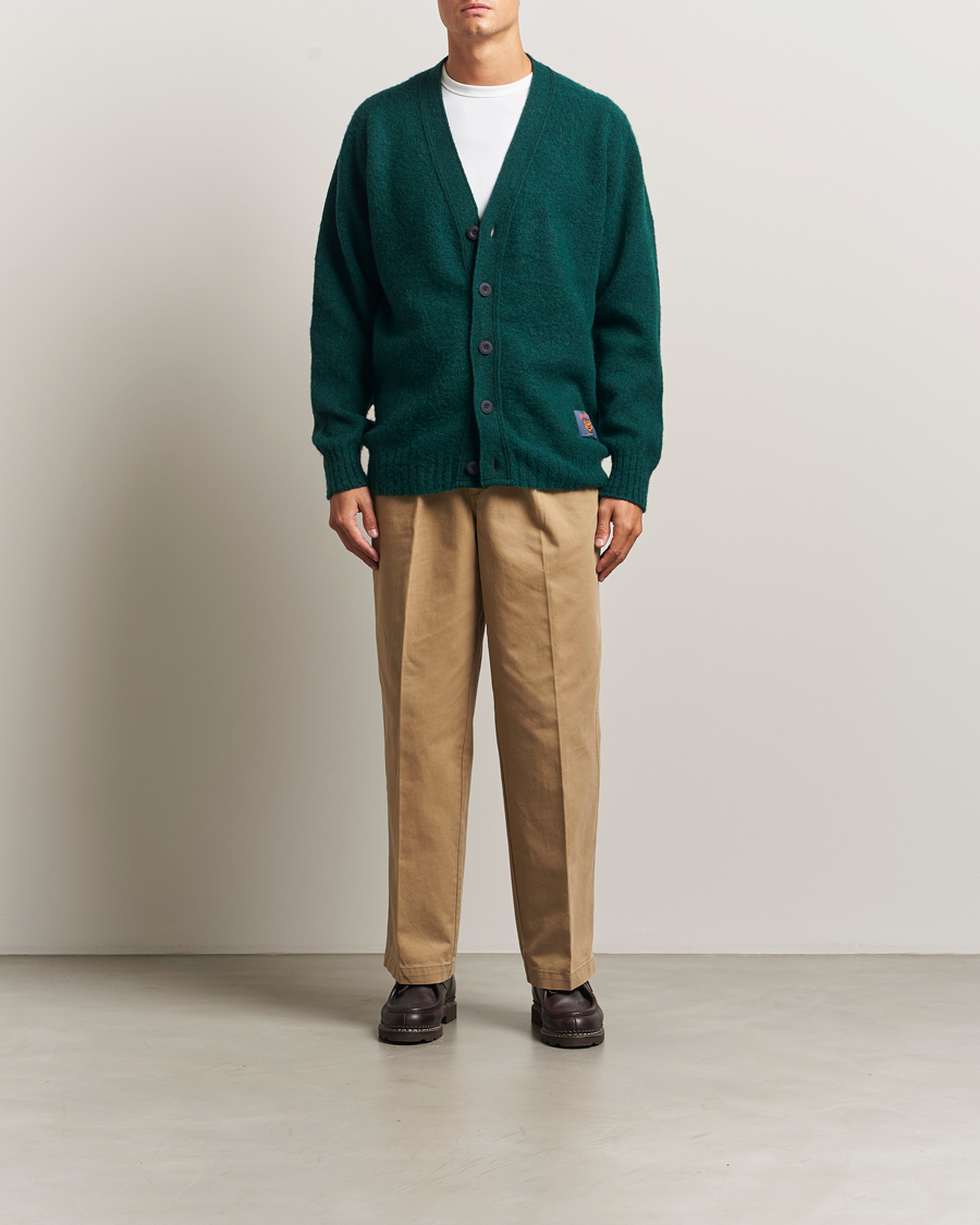Men | Sweaters & Knitwear | Howlin' | Shaggy Bear Cardigan Forest