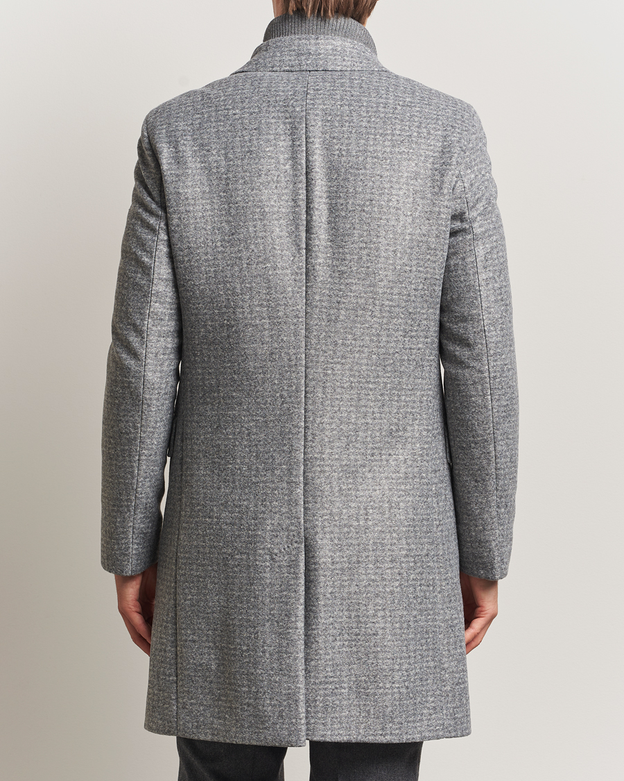 Men | Coats & Jackets | BOSS BLACK | Hyde Wool Bib Coat Silver