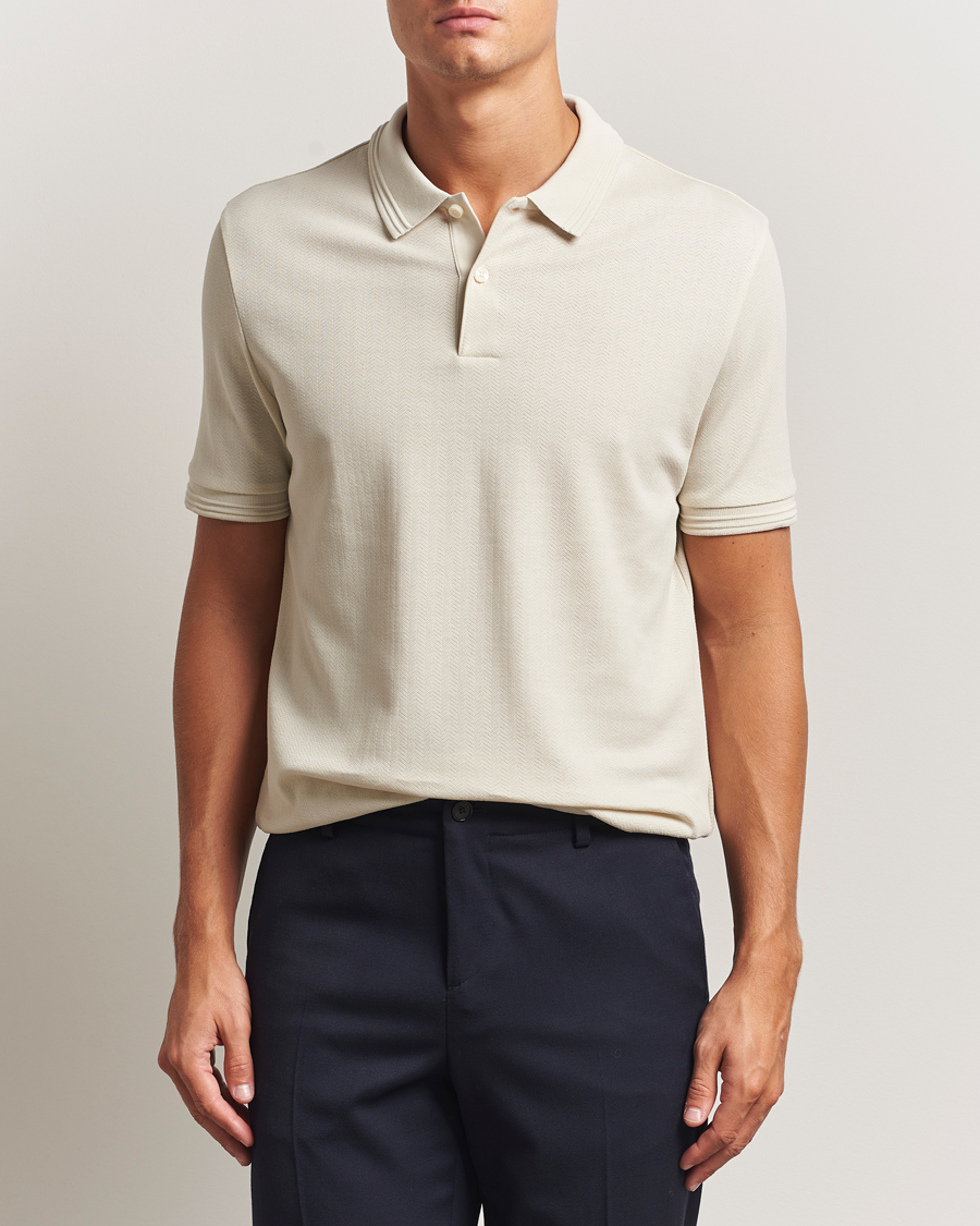 Men | Polo Shirts | BOSS BLACK | Parlay Structured Polo Open White