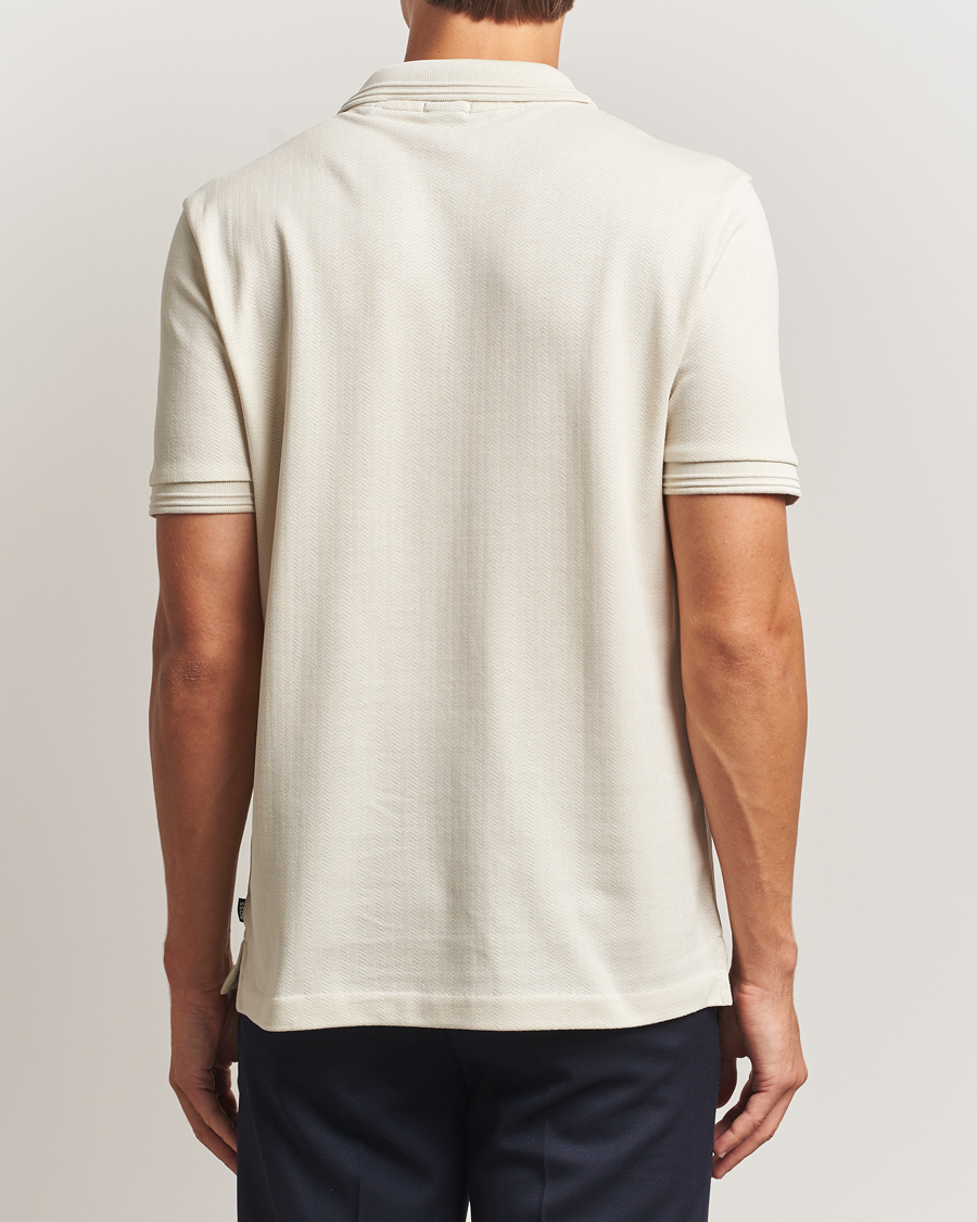 Men | Polo Shirts | BOSS BLACK | Parlay Structured Polo Open White
