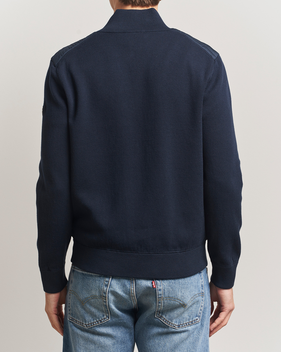 Men | Coats & Jackets | BOSS BLACK | Hernest Hybrid Full Zip Dark Blue