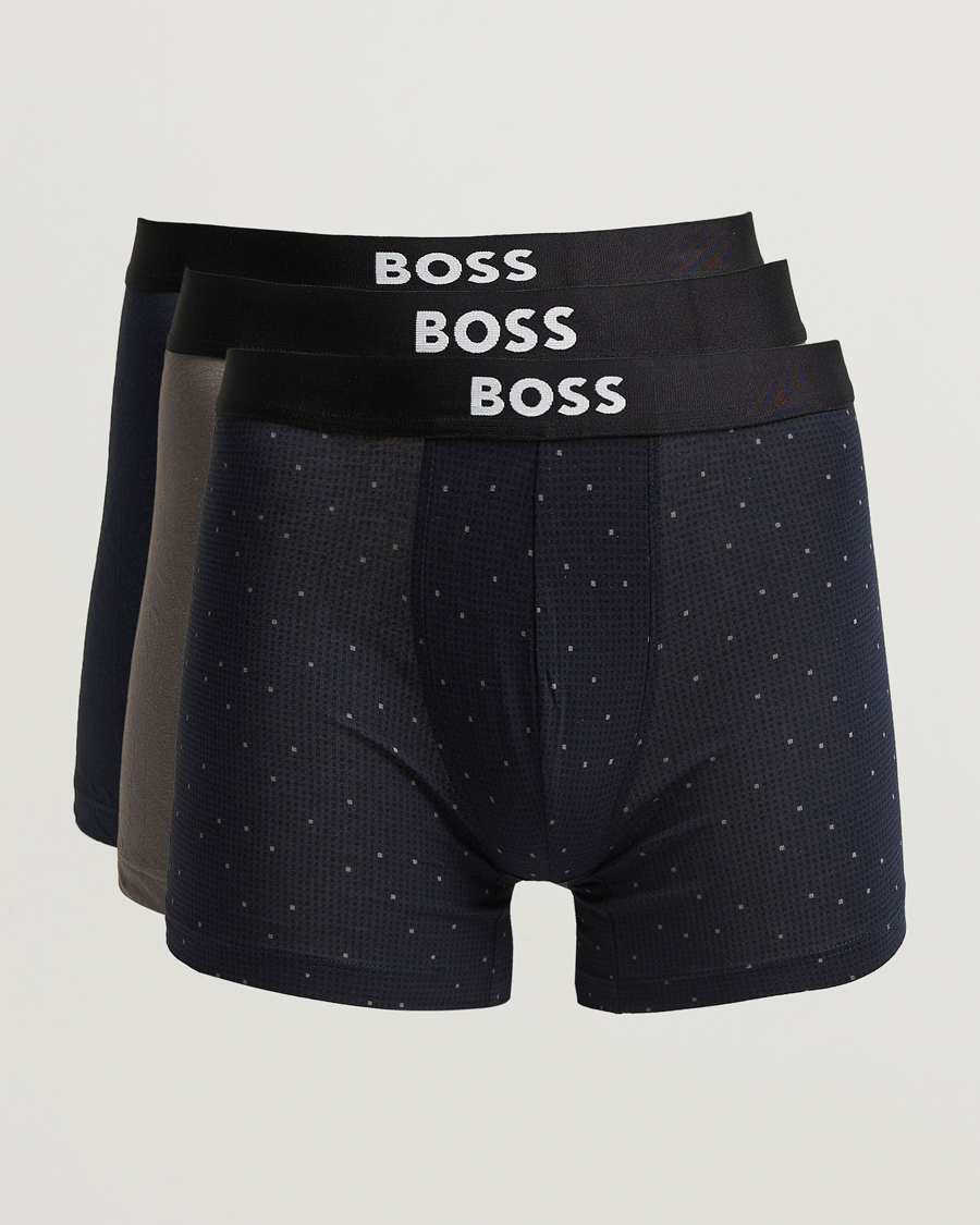 Men | Underwear & Socks | BOSS BLACK | 3-Pack Boxer Grey/Beige/Navy