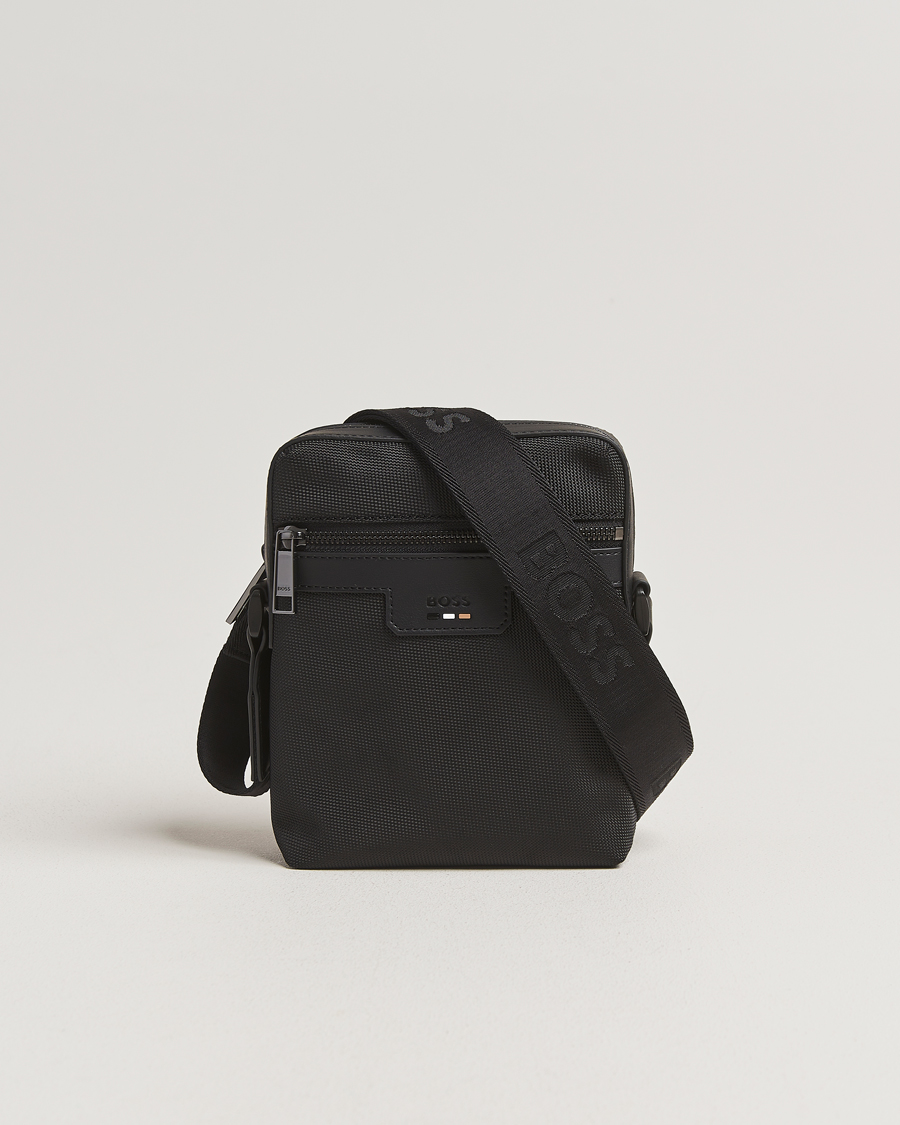 Men | Bags | BOSS BLACK | Ray Pouch Zip Bag Black