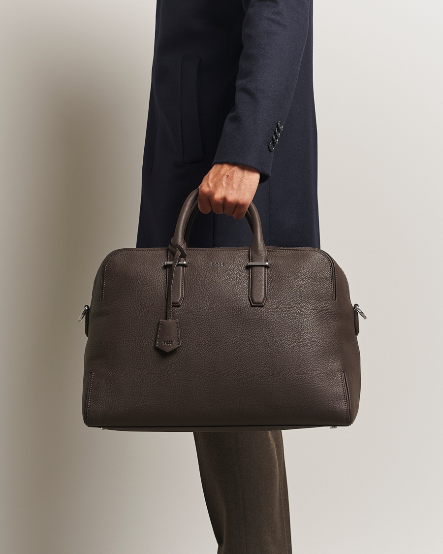 Men | Bags | BOSS BLACK | Madison Holdall Dark Brown