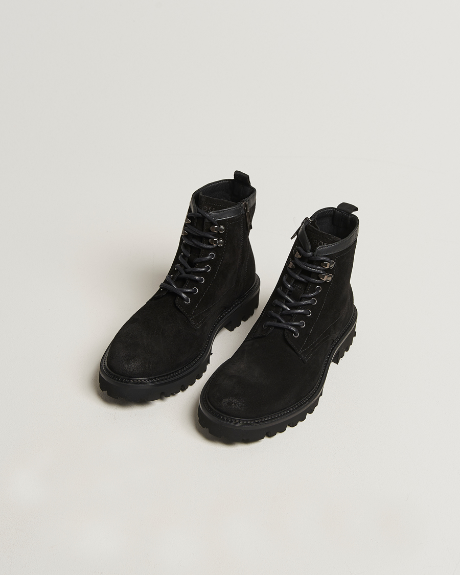 Men | Boots | BOSS BLACK | Julyo Suede Boot Black