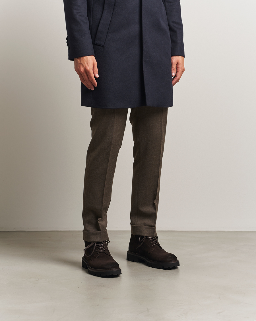 Men | Boots | BOSS BLACK | Julyo Suede Boot Dark Brown