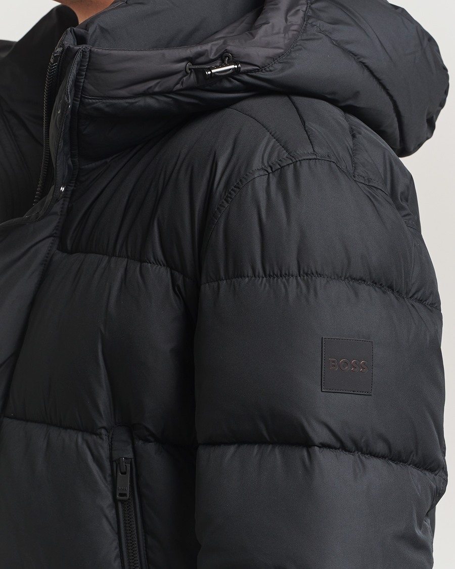 Men | Coats & Jackets | BOSS ORANGE | Omaris Down Hooded Jacket Black