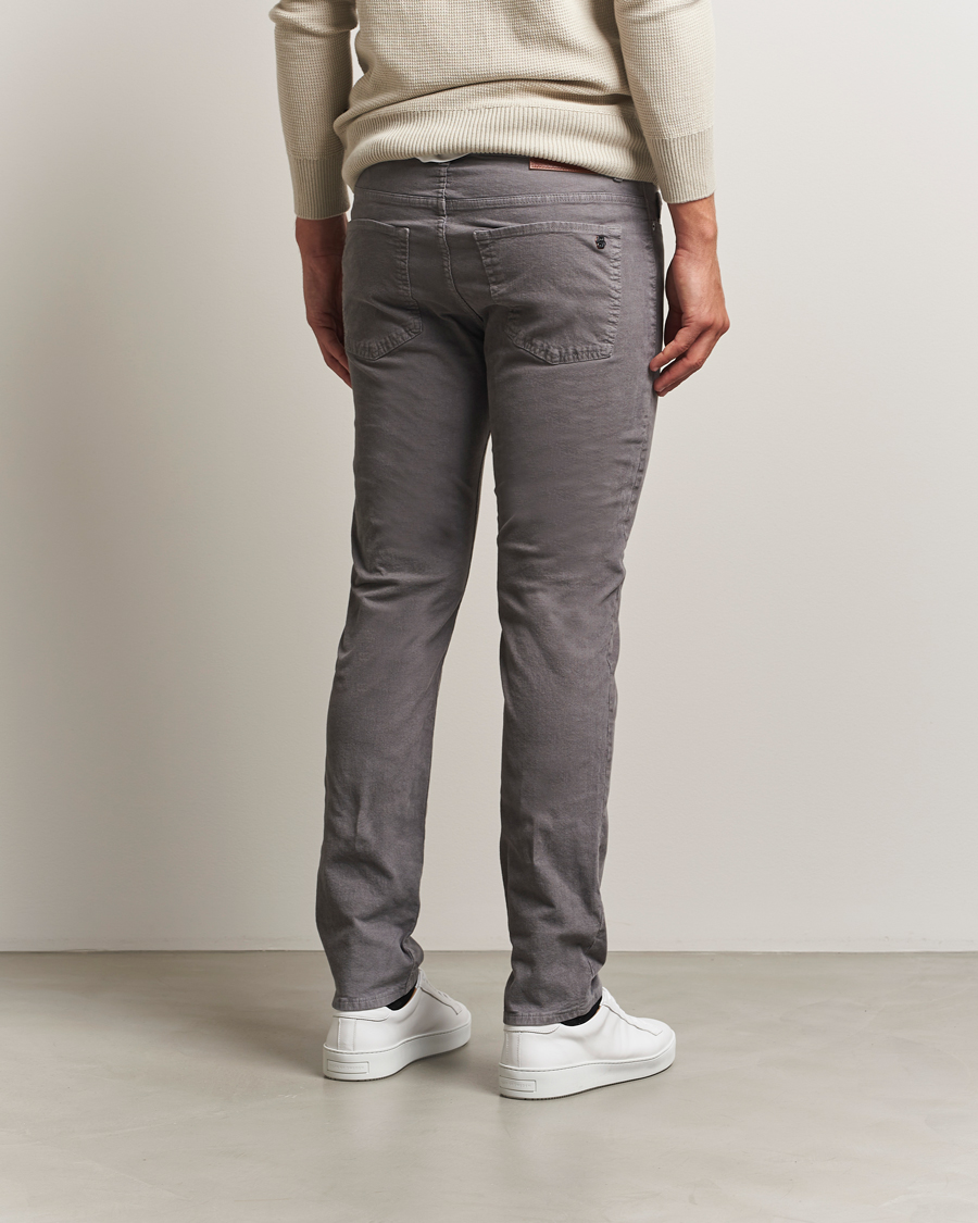 Men | Trousers | BOSS ORANGE | Delaware Corduroy Cotton 5-Pocket Pants Open Grey