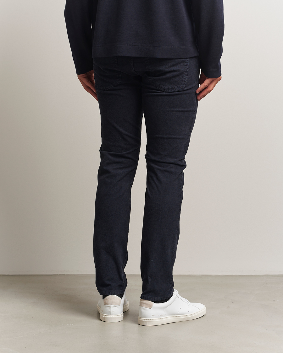 Men | Trousers | BOSS ORANGE | Delaware Corduroy Cotton 5-Pocket Pants Dark Blue