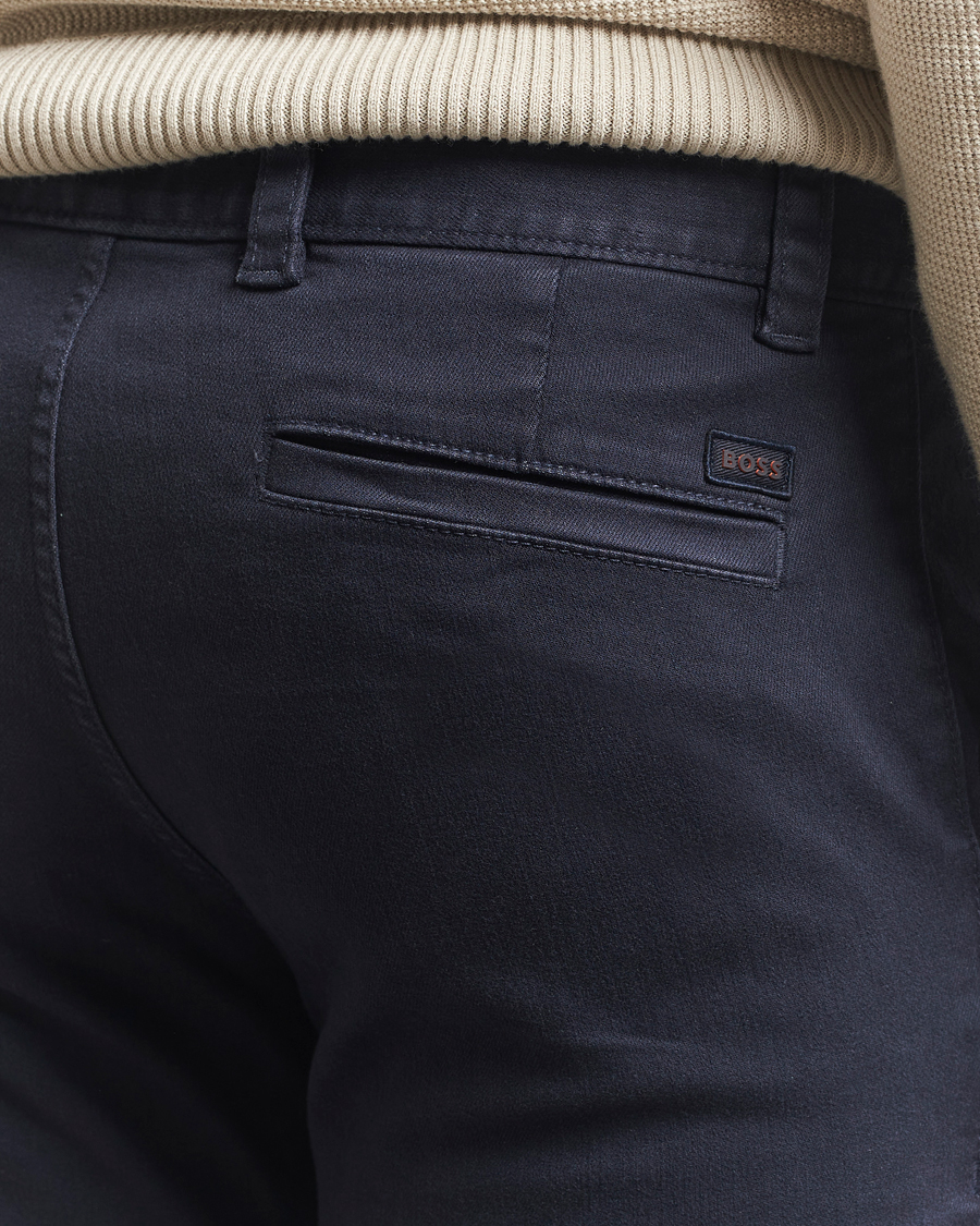 Men | Trousers | BOSS ORANGE | Cotton Chino Dark Blue