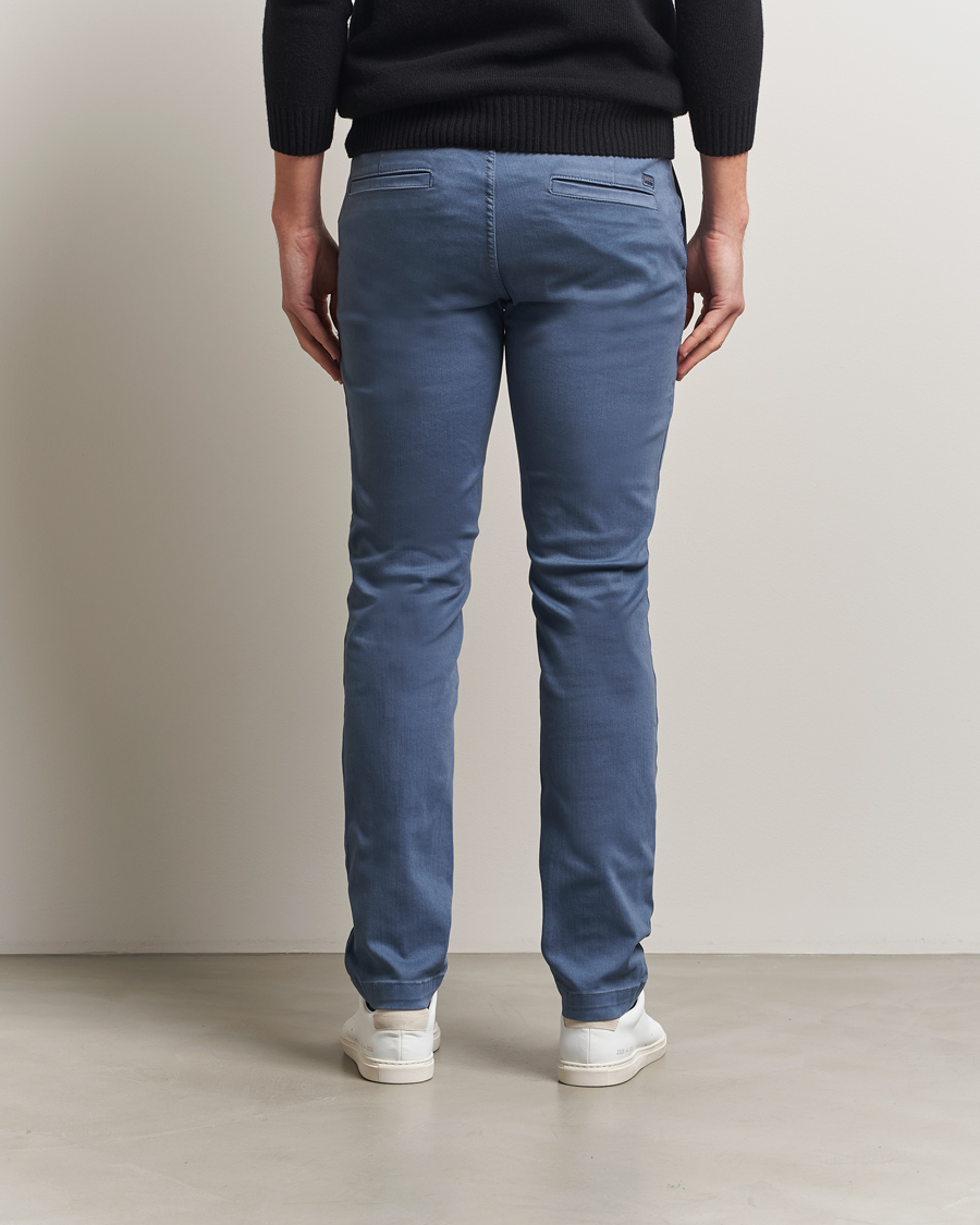 Men | Trousers | BOSS ORANGE | Cotton Chino Open Blue