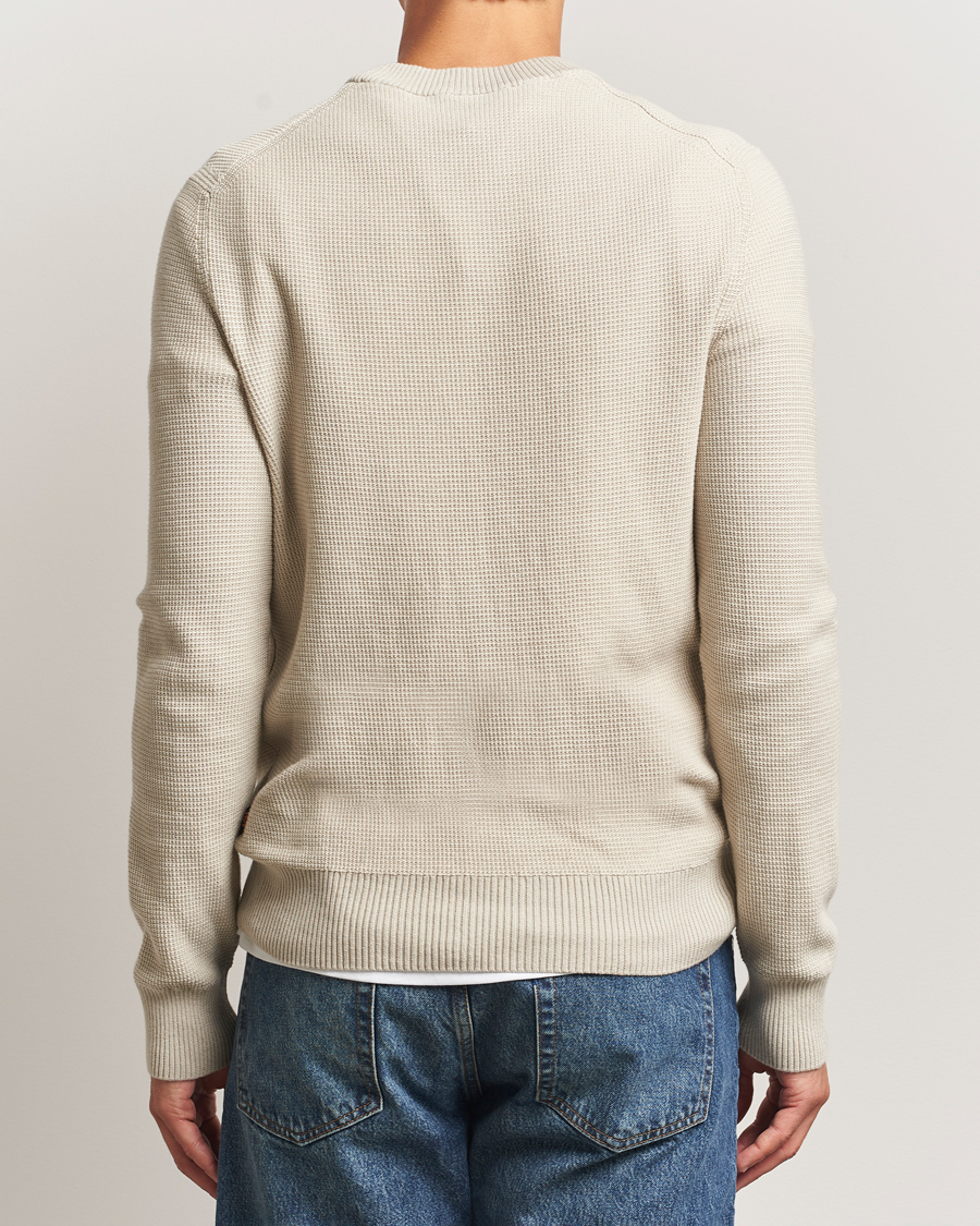Men | Sweaters & Knitwear | BOSS ORANGE | Klapok Knitted Crew Neck Sweater Light Beige