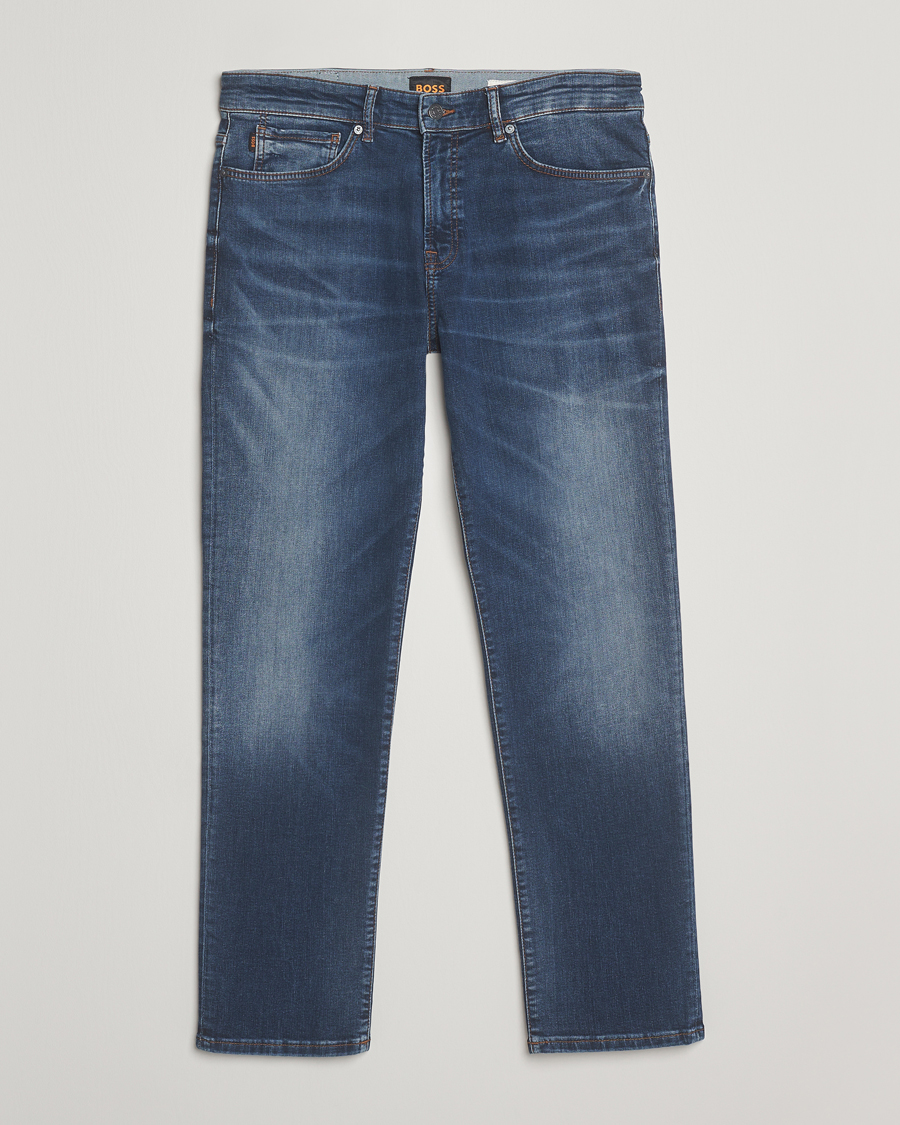 Men | Jeans | BOSS ORANGE | Re.Maine Regular Fit Jeans Dark Blue