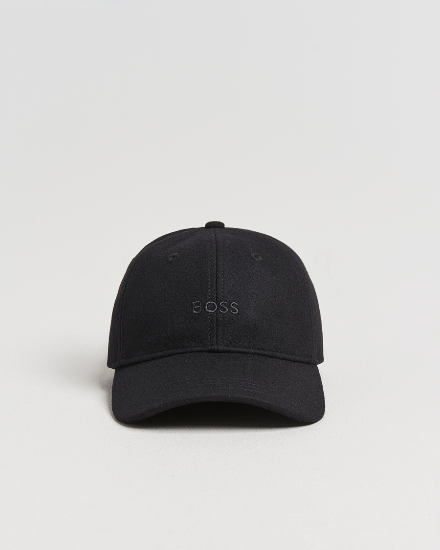 Men | Hats & Caps | BOSS ORANGE | Derrel Wool Cap Black