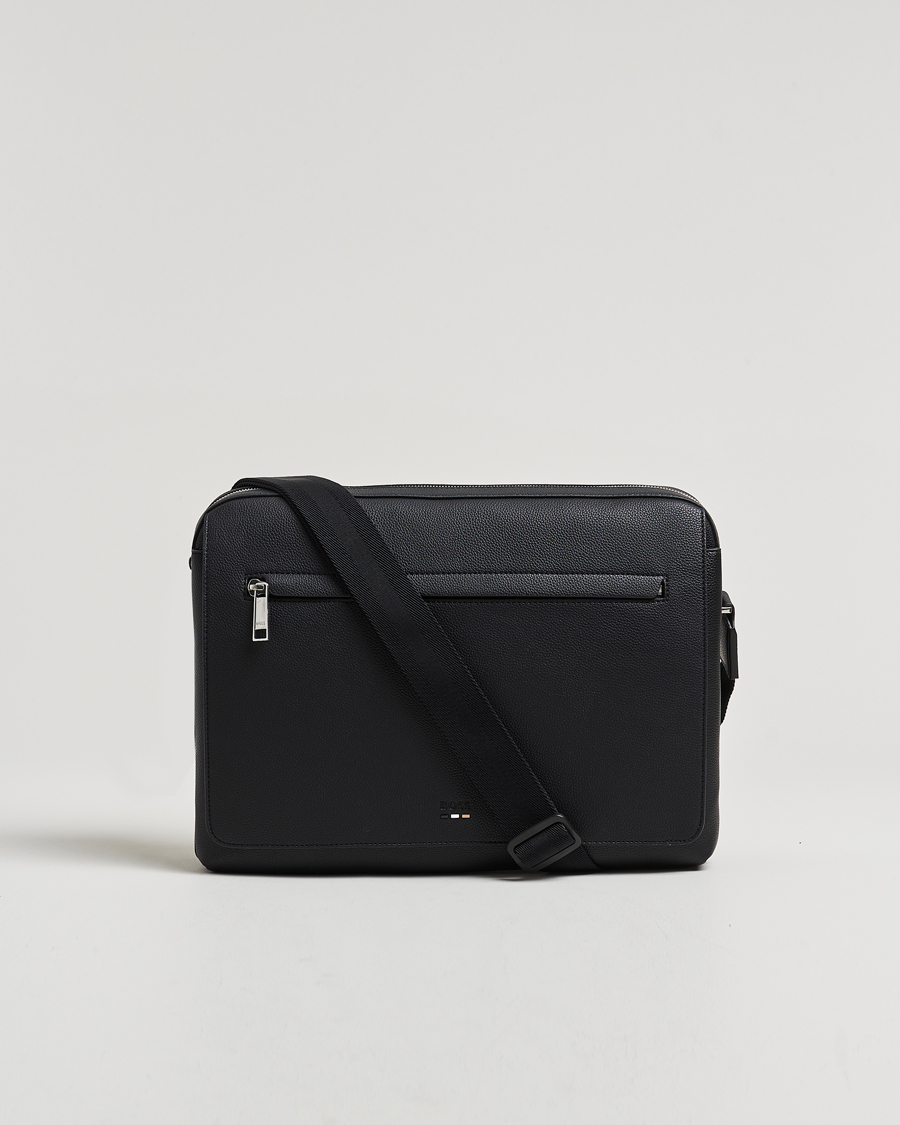 Men | Bags | BOSS BLACK | Ray Flap Messenger Bag Black