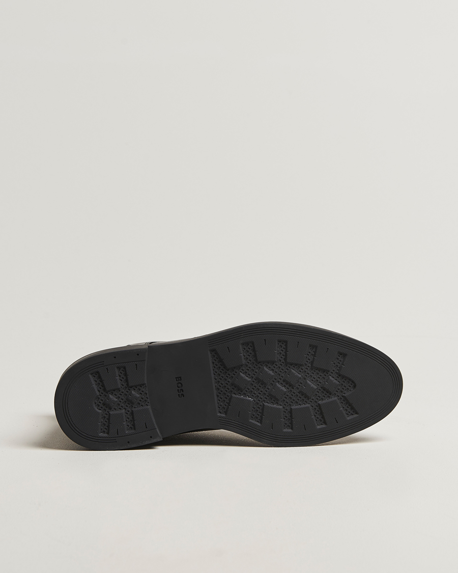Men | Boots | BOSS BLACK | Calev Leather Brogue Boot Black