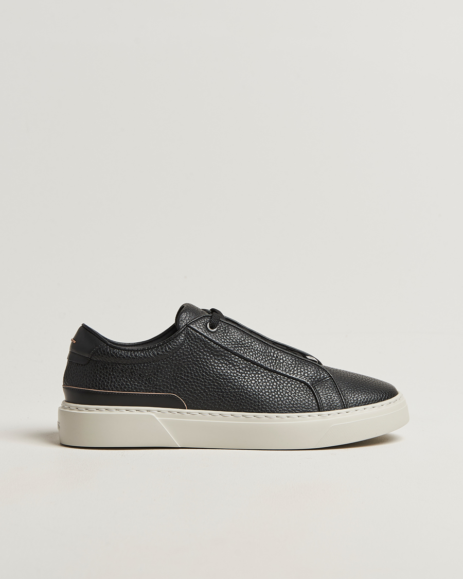 Men | Sneakers | BOSS CAMEL | Gary Leather Sneaker Black