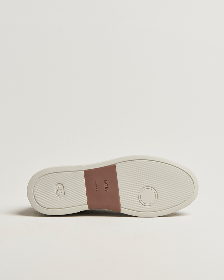Men | Sneakers | BOSS CAMEL | Gary Leather Sneaker Black