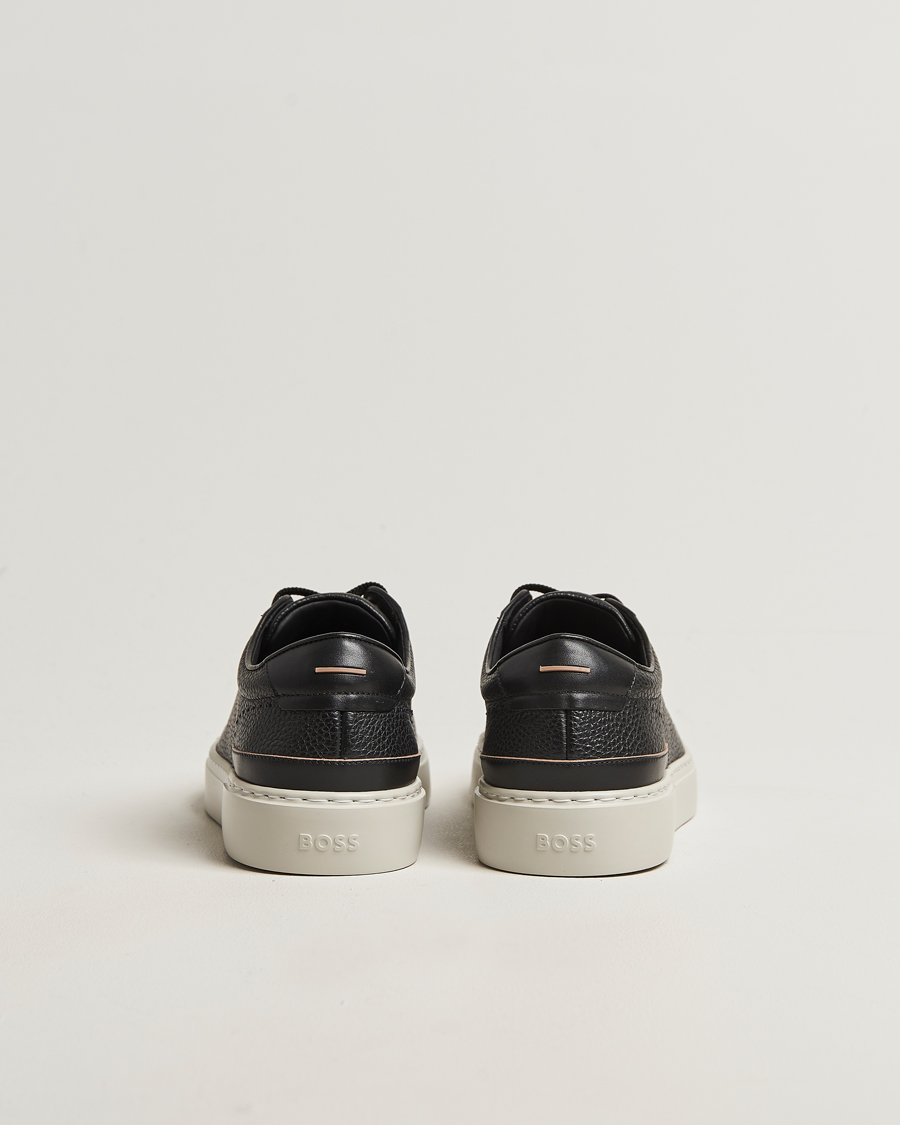 Men | Sneakers | BOSS CAMEL | Gary Leather Sneaker Black