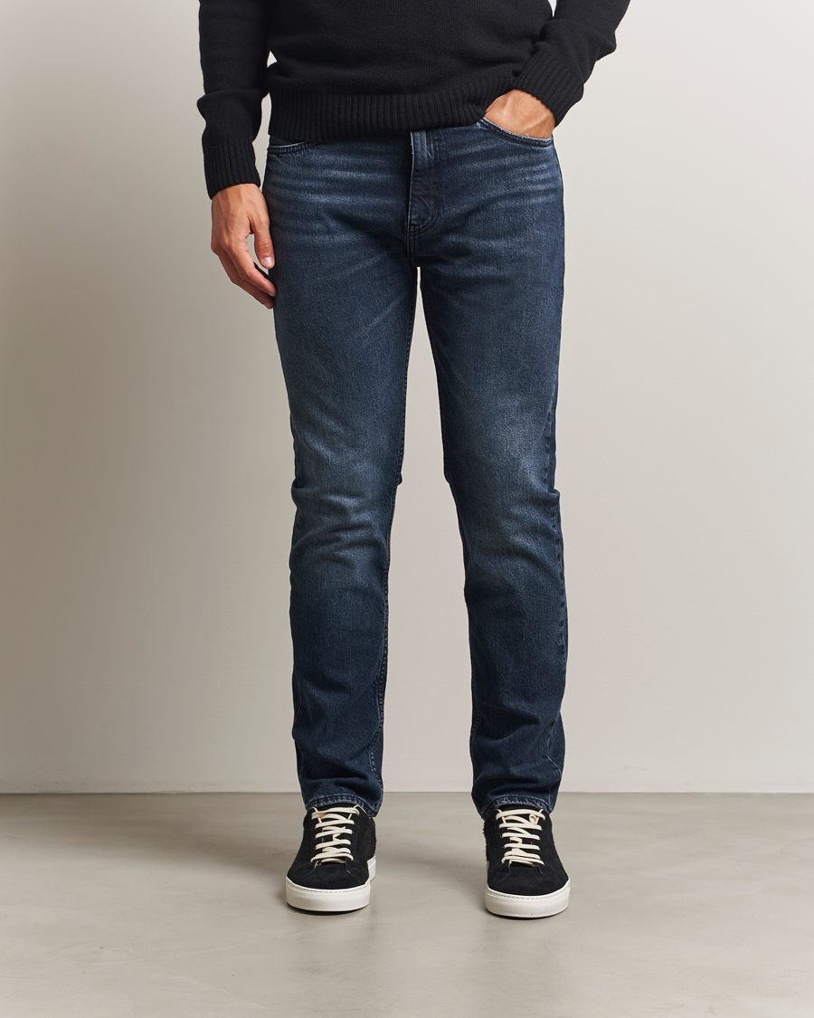 Men | Jeans | HUGO | Ash Slim Fit Jeans Dark Blue