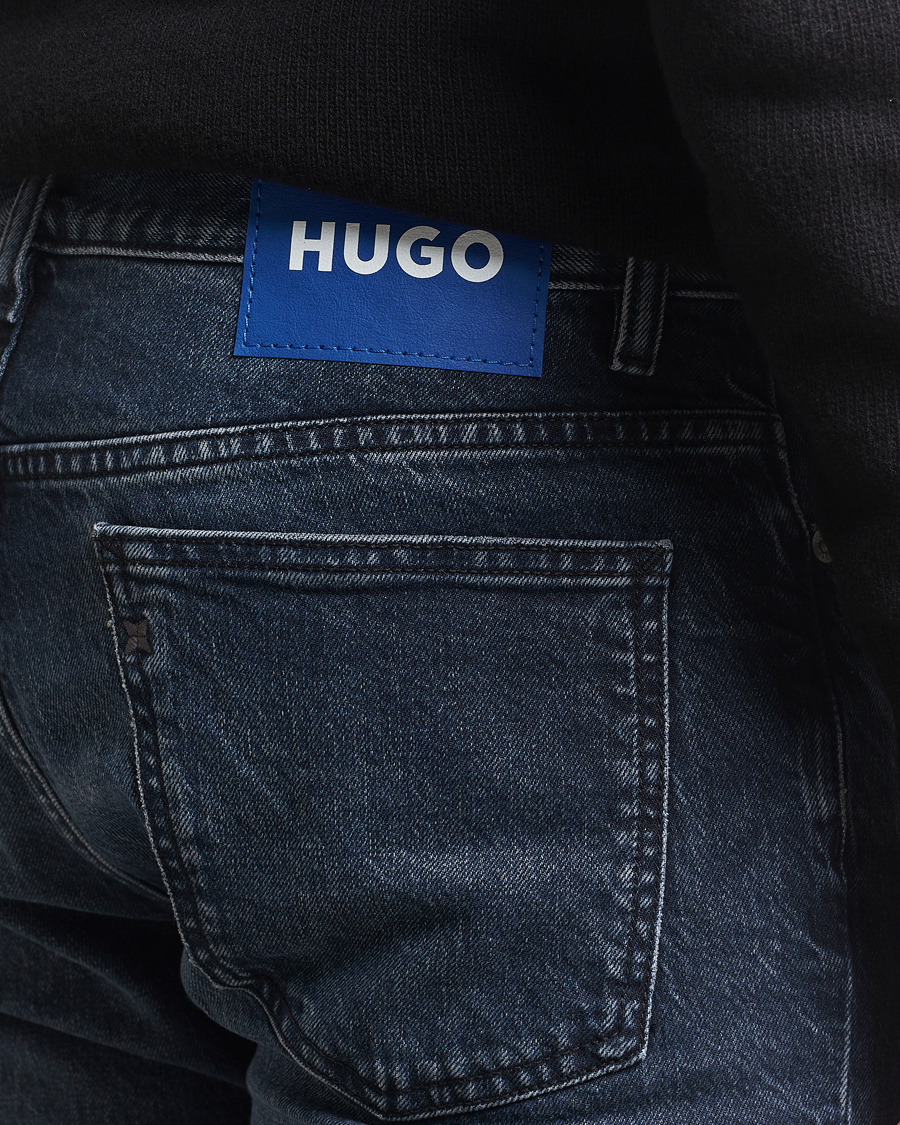 Men | Jeans | HUGO | Ash Slim Fit Jeans Dark Blue