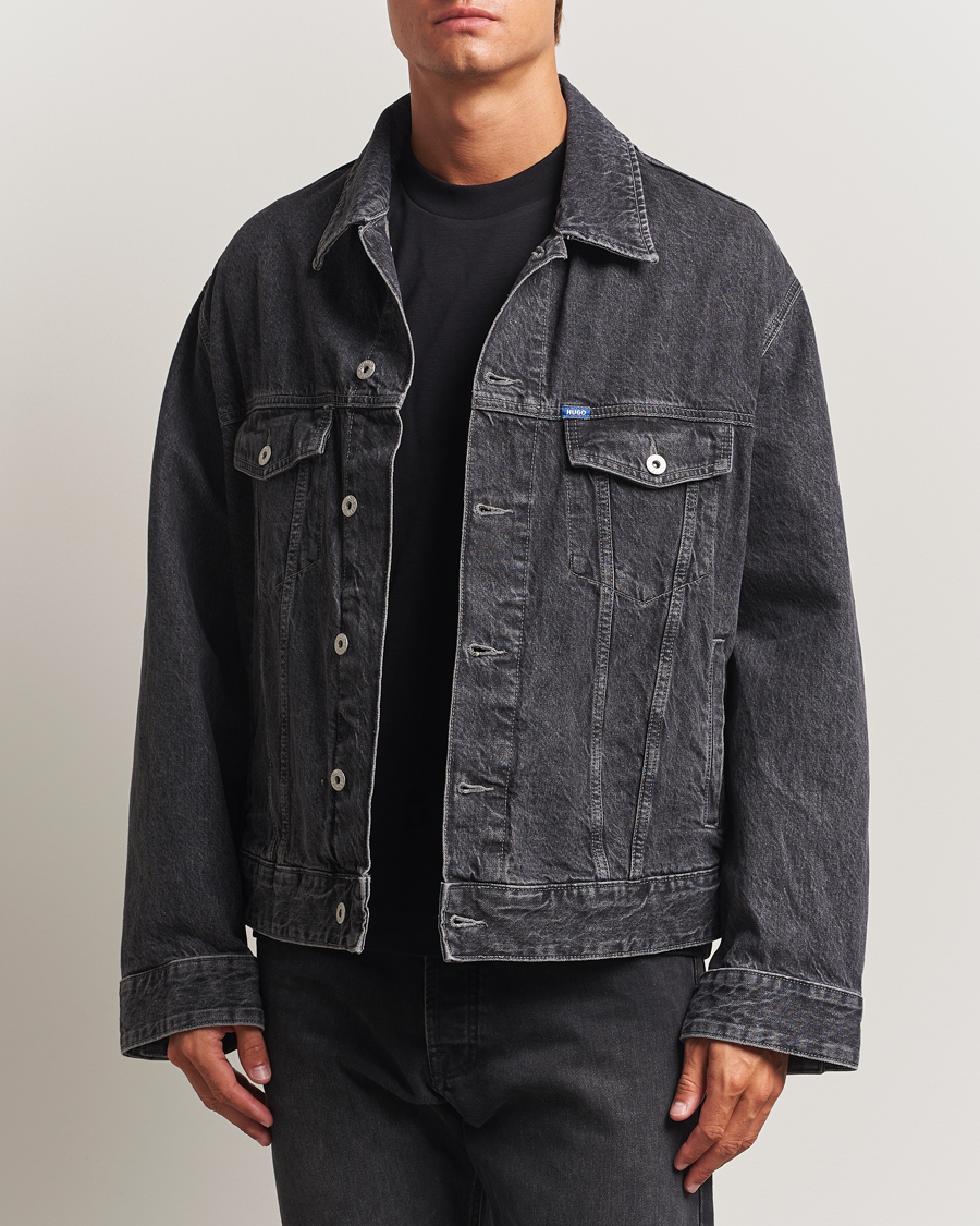 Men | Coats & Jackets | HUGO | Kirkby Denim Jacket Black