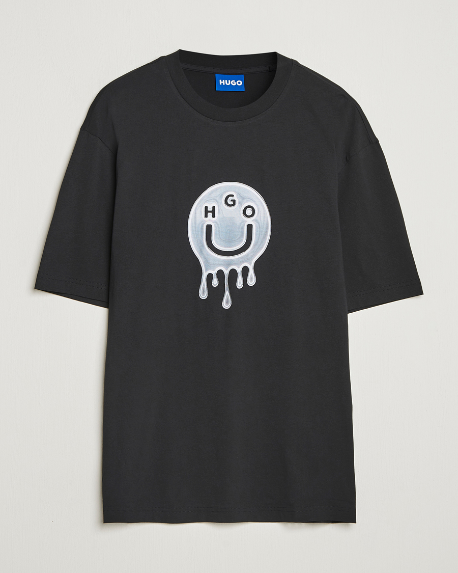 Men | T-Shirts | HUGO | Nedirix Logo T-Shirt Black