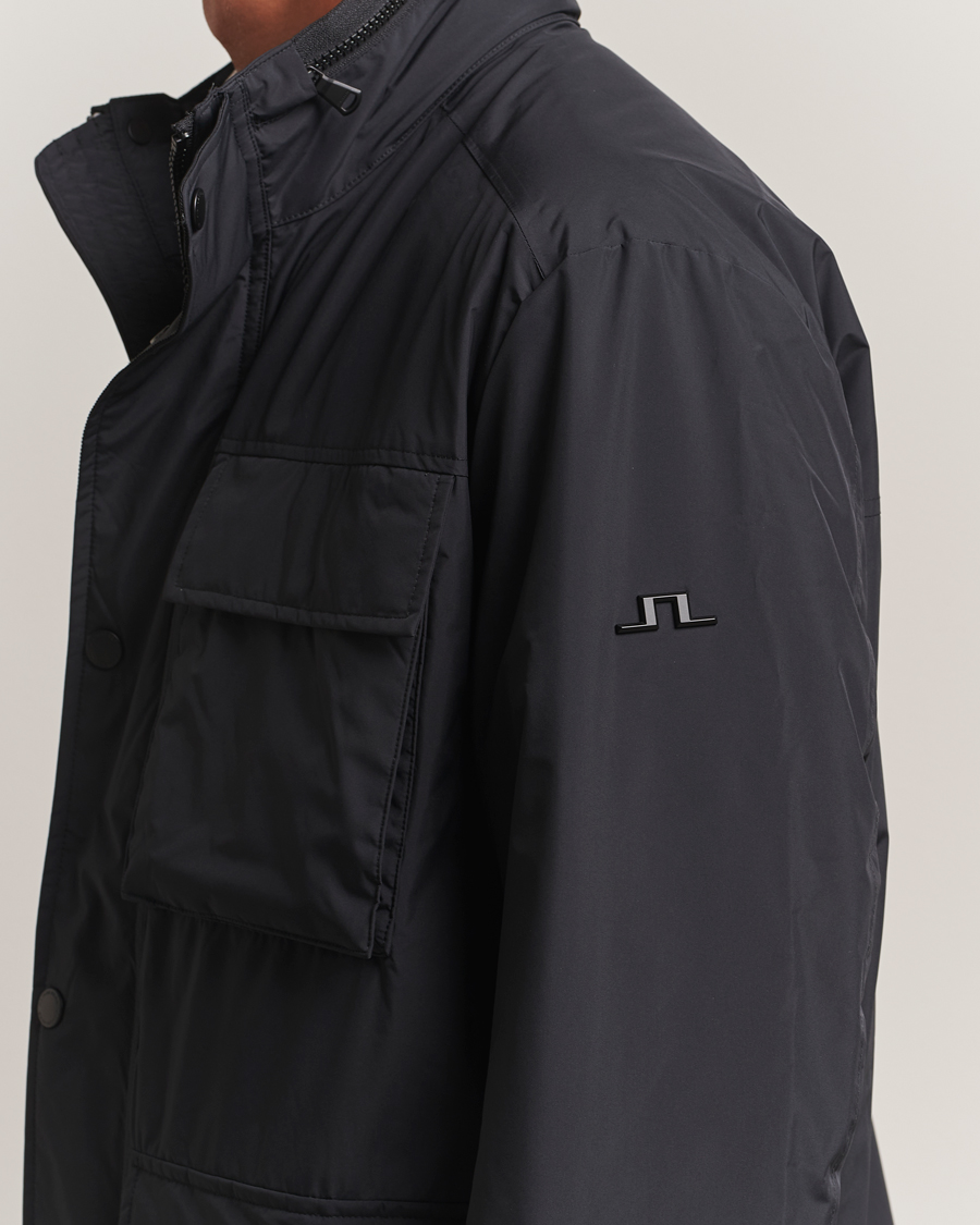 Men | Coats & Jackets | J.Lindeberg | Aiden 2L Padded Field Jacket Black