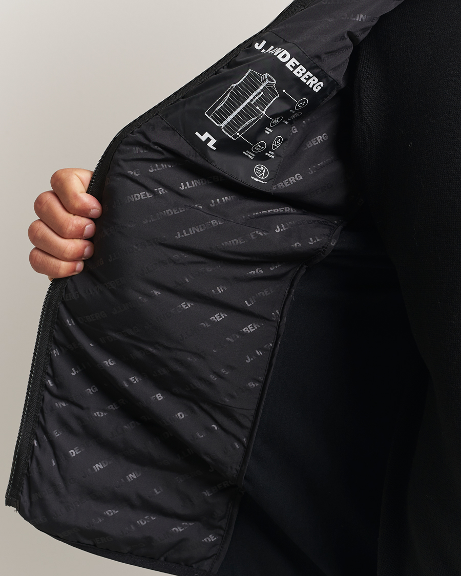 Men | Coats & Jackets | J.Lindeberg | Pace Down Liner Vest Black