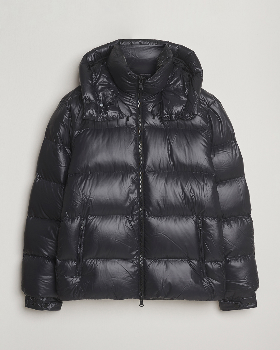Men | Coats & Jackets | J.Lindeberg | Creek Down Hooded Jacket Black