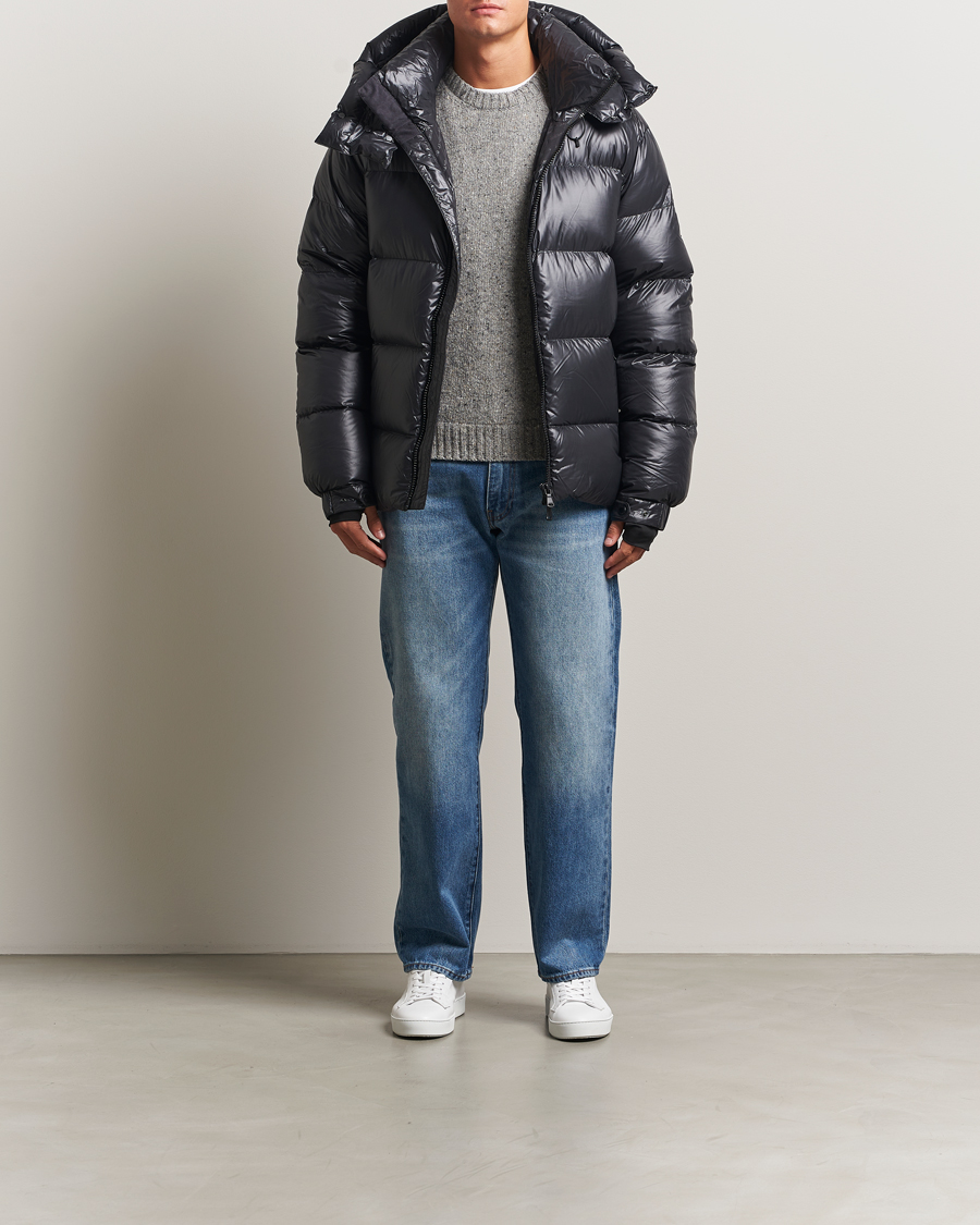 Men | Coats & Jackets | J.Lindeberg | Creek Down Hooded Jacket Black