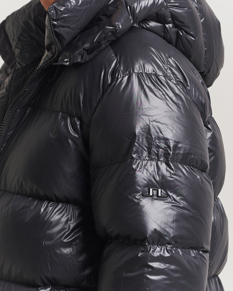 Men | Coats & Jackets | J.Lindeberg | Creek Down Hooded Jacket Black