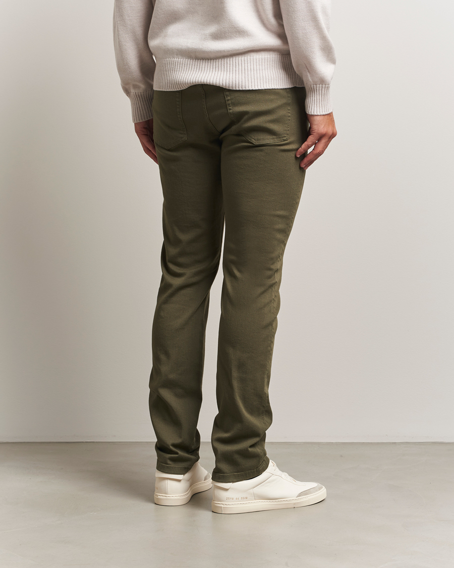 Men | Trousers | J.Lindeberg | Jax Left Hand Twill Jeans Forest Green