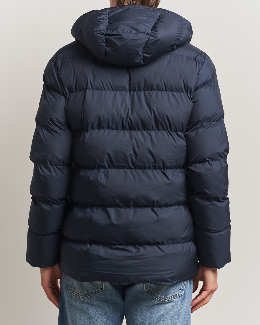 Men | Coats & Jackets | J.Lindeberg | Padded Hooded Jacket Navy