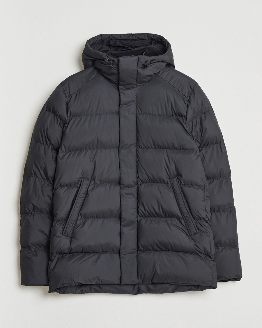 Men | Coats & Jackets | J.Lindeberg | Padded Hooded Jacket Black