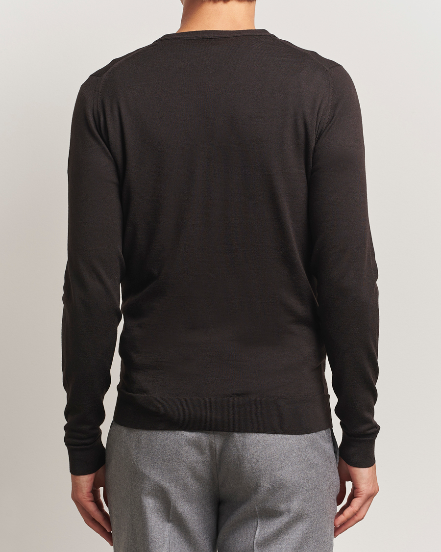 Men | Sweaters & Knitwear | John Smedley | Petworth Extra Fine Merino Cardigan Faulkner Brown