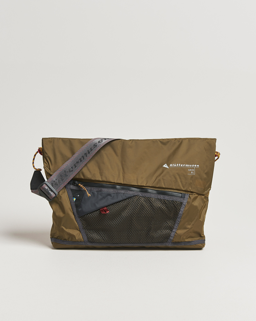 Men | Bags | Klättermusen | Grid Messenger Bag Olive
